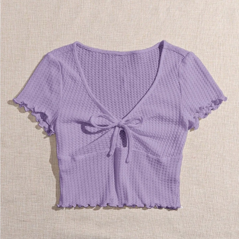 Women’s Purple Crop Top NWOT